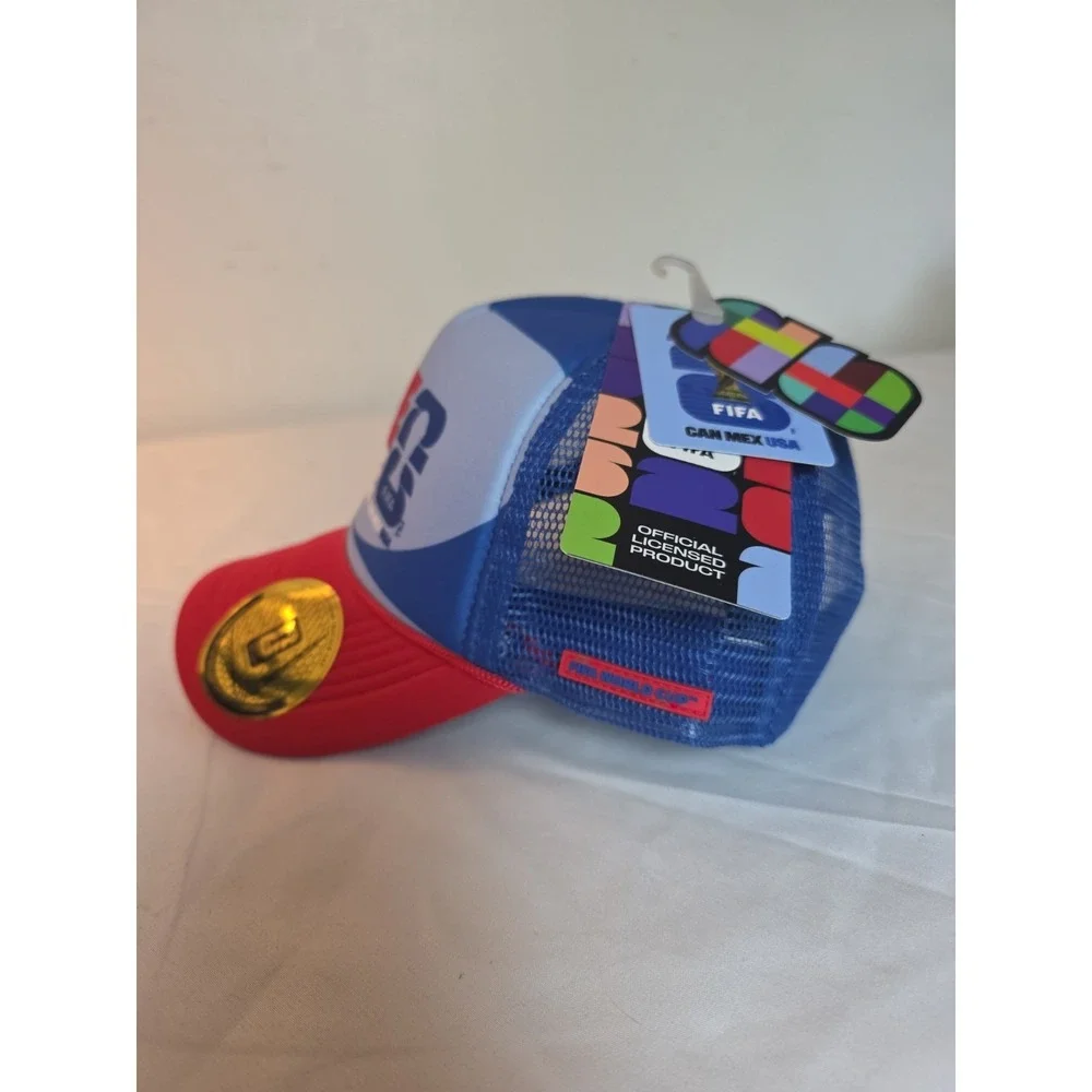 2026 FIFA World Cup NWT Foam Mesh Trucker Hat Officially Licensed Snapback USA